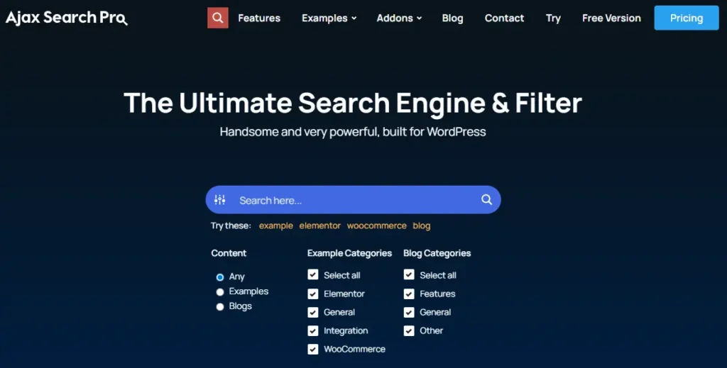 30+ Must-Have WordPress Plugins for Dynamic Website in 2025 21 Ajax Search Pro Live Filtered Search