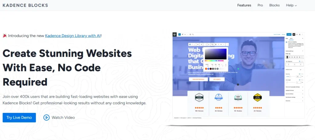 30+ Must-Have WordPress Plugins for Dynamic Website in 2025 15 kadence blocks