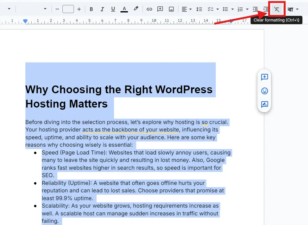 How to Clear Formatting in Google Docs 3 Clear Formatting in Google Docs