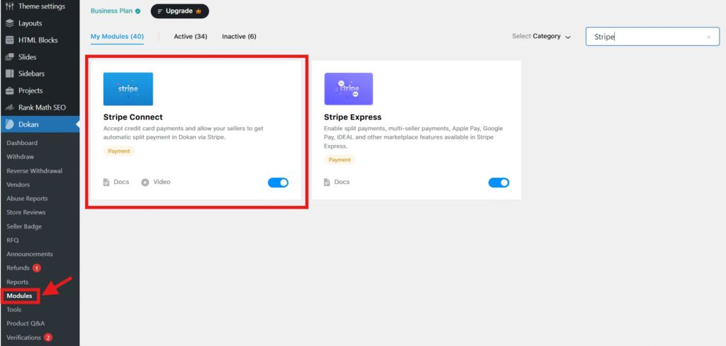 Building Your WordPress Multi-Vendor Marketplace: The Ultimate Dokan Guide 15 Dokan Stripe Module 1