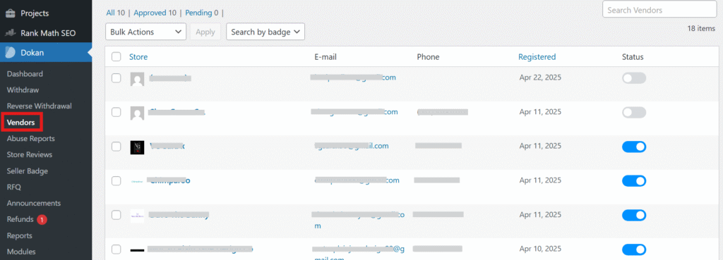 Building Your WordPress Multi-Vendor Marketplace: The Ultimate Dokan Guide 17 vendor registered