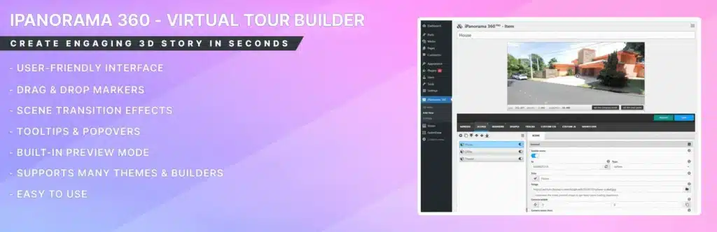The Best WordPress Plugin for 360 Panorama Viewer 4 iPanorama 360°