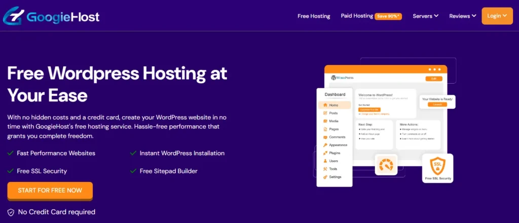 15 Best Free WordPress Hosting Services in 2025 (No Hidden Fees) 7 GoogieHost Free Hosting for WordPress