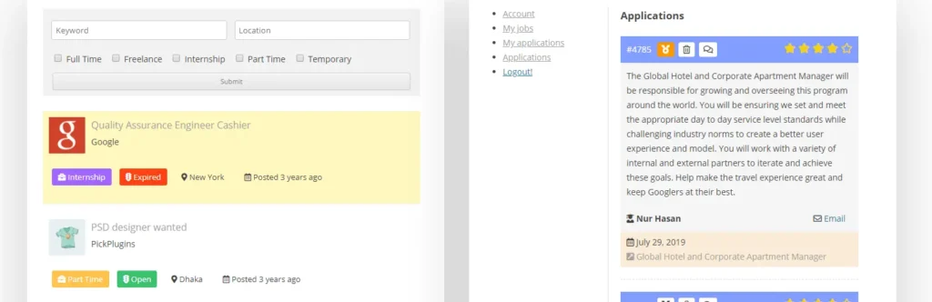 Best WordPress Job Board Plugins to Build Job Portal Site in 2025 6 Job Board Manager