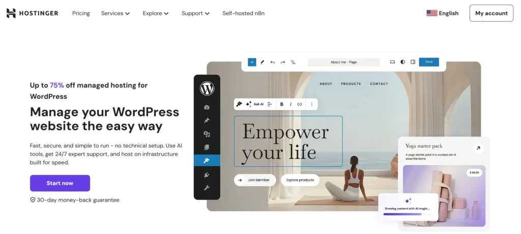 Hostinger Hosting Explained: Why Choose Hostinger in 2025 4 Managed WordPress Hosting