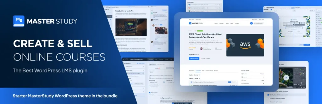 Best WordPress LMS Plugins to Sell Courses Online in 2025 7 MasterStudy LMS WordPress Plugin – for Online Courses and Education