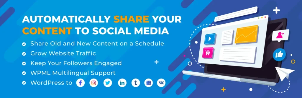 Best Free Social Auto Poster Plugins: Auto-Post WordPress to Social Media 7 Revive Social – Social Media Auto Post and Scheduling Automation Plugin