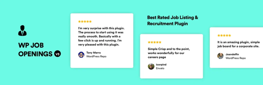 Best WordPress Job Board Plugins to Build Job Portal Site in 2025 4 WP Job Openings – Job Listing Career Page and Recruitment Plugin