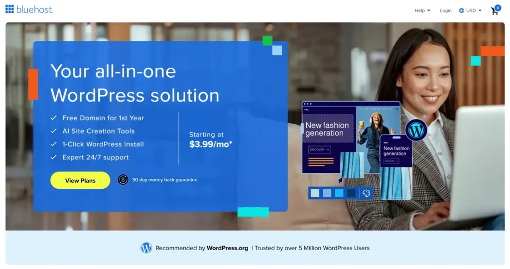 The Best Managed WordPress Hosting in 2025 5 Bluehost Managed WordPress Hosting