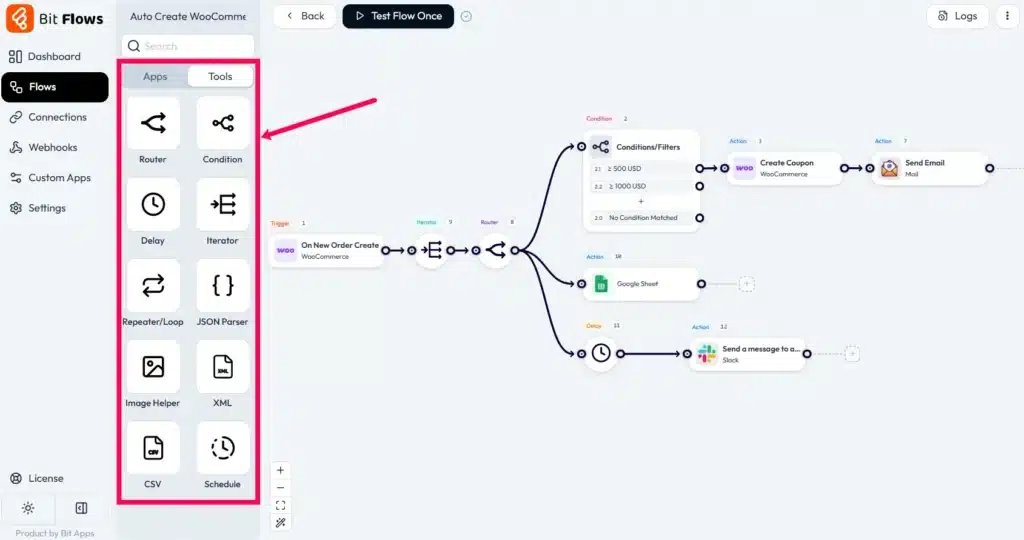 Bit Flows Review: Free WordPress Automation & AI Integration Plugin 4 Tools in Bit Flows